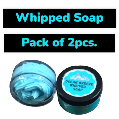 Handmade Ocean Breeze Whipped Cream Soap / Kids Soap / Cleansing Soap / Moisturizing Soap / Hydrating / Acne Treatment / Pimples Treatment / Dark Spots Removal / Even Skin Tone / Sls Free / Paraben Free / Ocean Breeze / Whipped Soap.