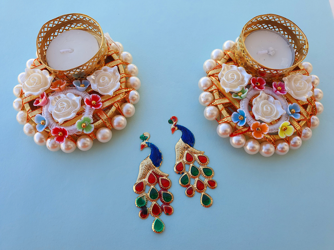 Designer Tealights for Diwali (set of 2)