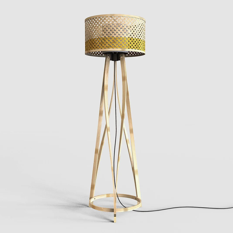 Mushroom Floor Lamp By Mianzi: Handmade, Recyclable Lights